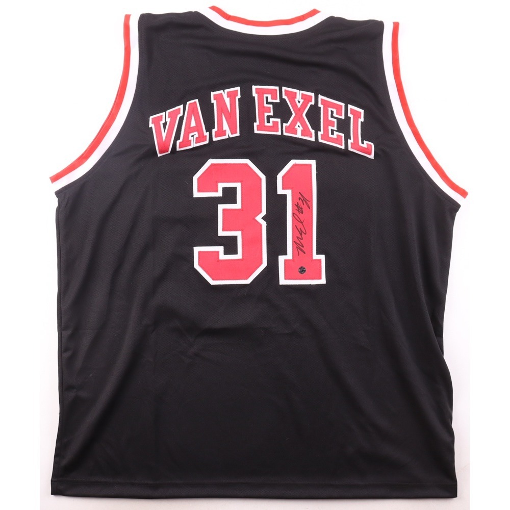 Nick Van Exel Cincinnati Bearcats Signed Jersey Black Men's XL Wilder Tag COA